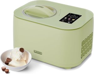 Iceman by Chefman Trio Ice Cream Maker | No Pre-Freezing with Built-In Compressor | for Ice Cream. Froyo. Sorbet. Sherbet. Italian Ice. Frozen Yogurt & More | (2) 20oz Containers & Lids