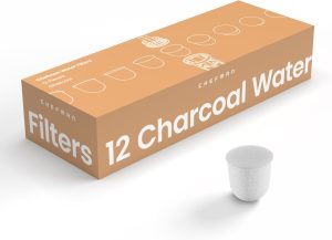 Chefman Water Filter Refill Cartridges. 12 Count of Replacement Water Filter Cartridges. Compatible with the Chefman Caffeinator Models